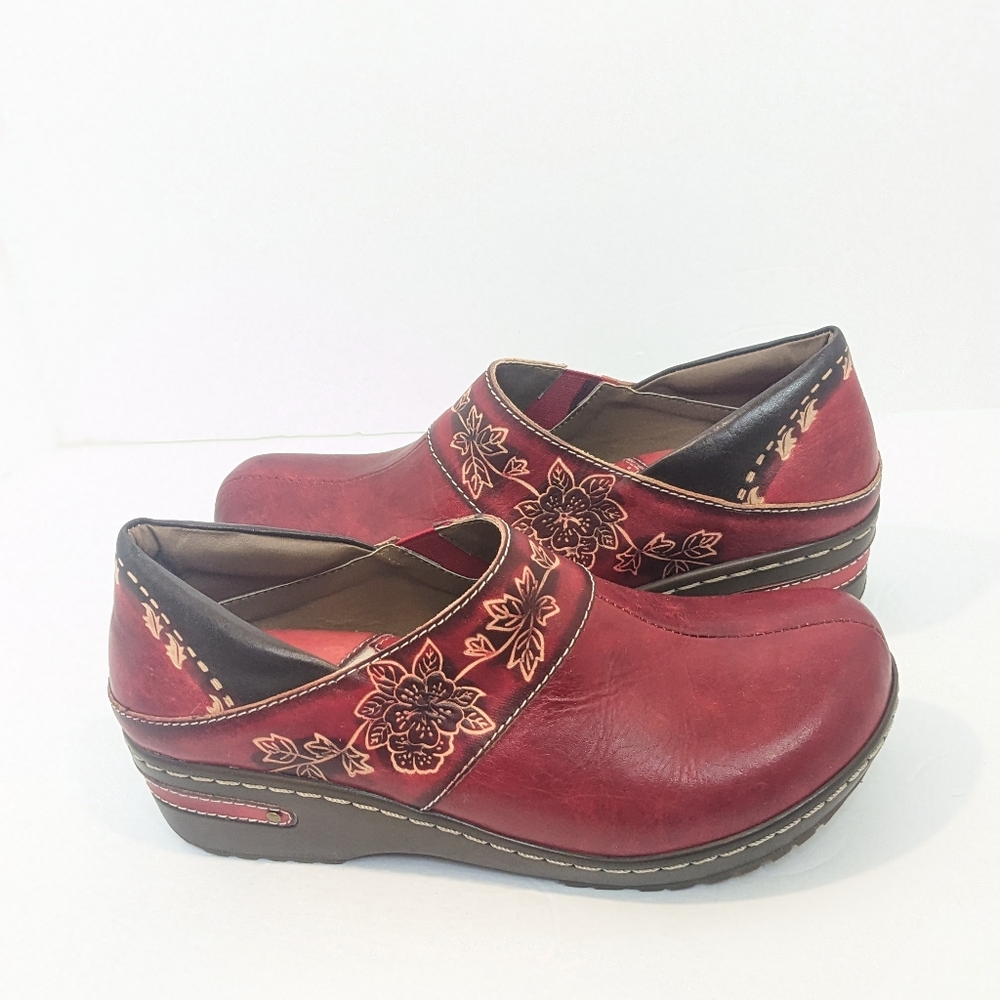 Spring step Winsome leather clogs - Picture 16 of 16